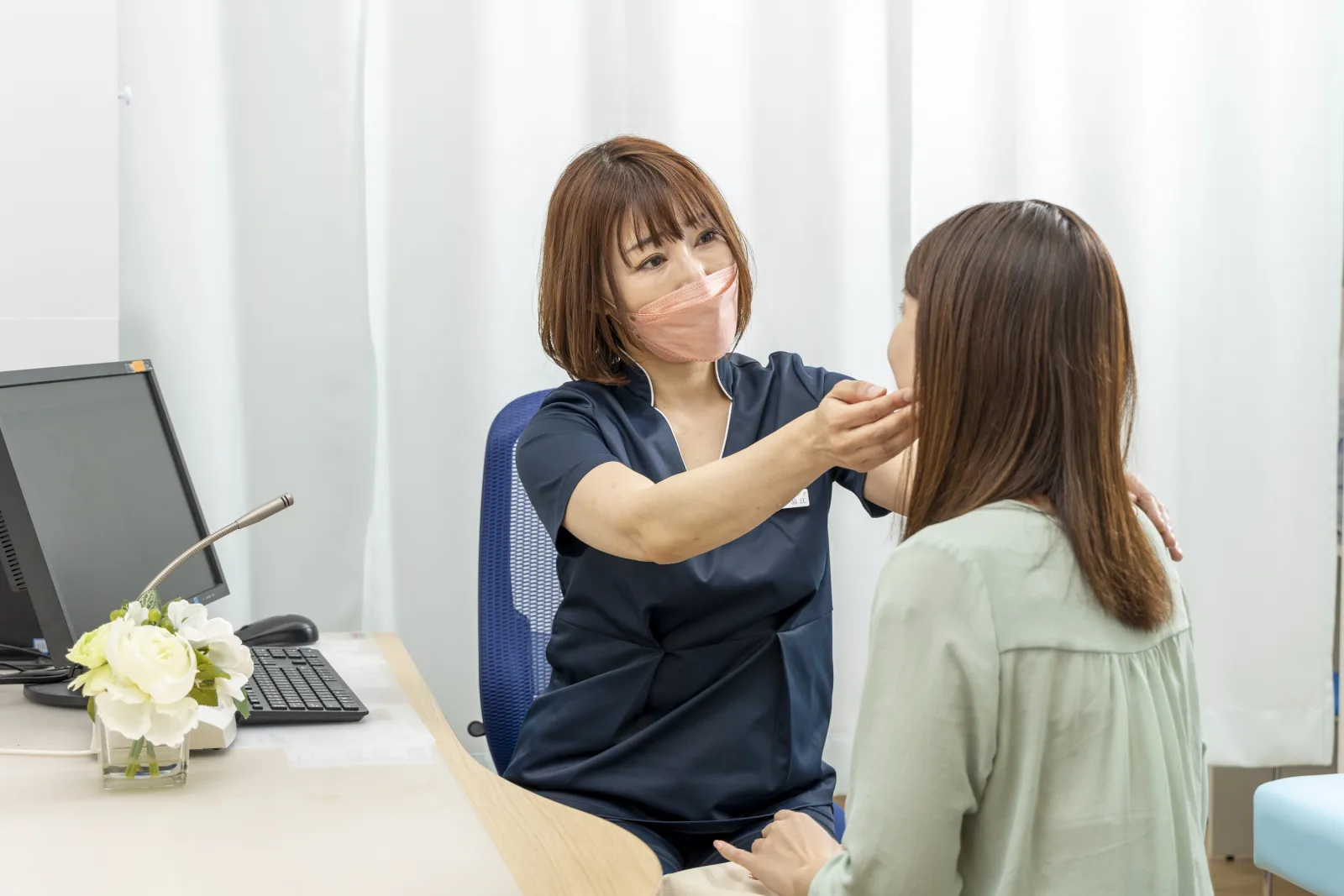 一般皮膚科併設の安心の診察